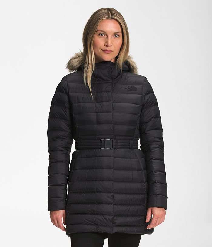 Parka The North Face Mujer Negras Transverse Belted 13482KDUZ